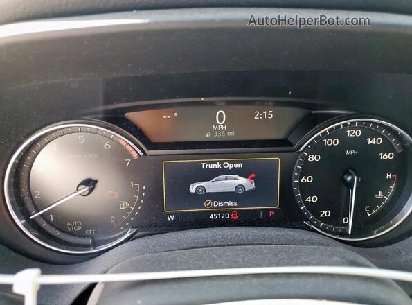 1G6DC5RK7M0117819 2021 CADILLAC CT4 Белый Вид щитка приборов