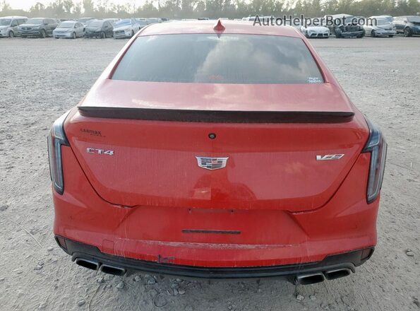 1G6DD5RL5M0146208 2021 CADILLAC CT4 Red უკანა ხედი