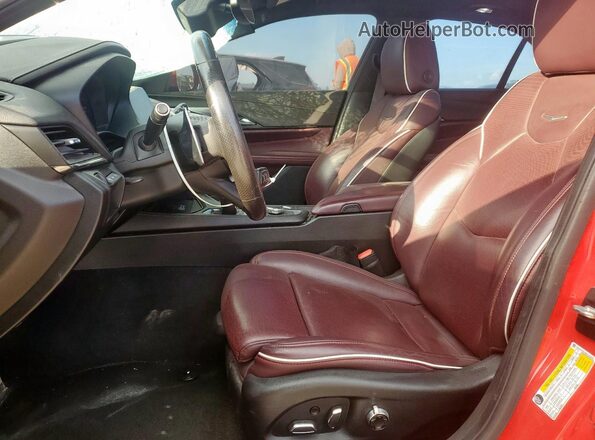 1G6DD5RL5M0146208 2021 CADILLAC CT4 Red წინა სალონის ხედი
