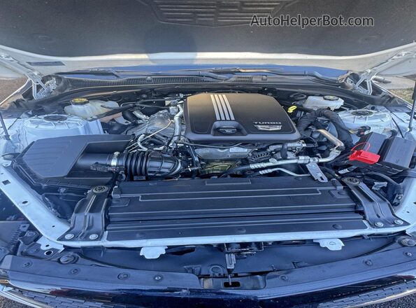 1G6DF5RK0P0119441 2023 CADILLAC CT4 White Առջևի վահանակի տեսք