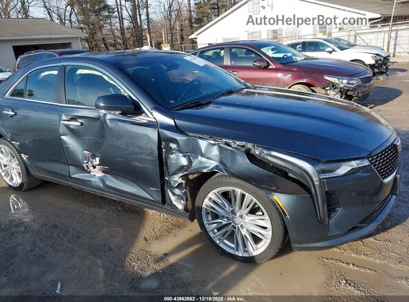 1G6DF5RK5M0134058 2021 CADILLAC CT4 Blue Widok z przodu
