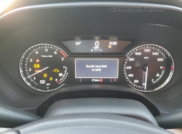 1G6DF5RK5R0107840 2024 CADILLAC CT4 White Вид щитка приладів
