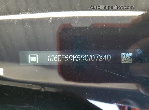 1G6DF5RK5R0107840 2024 CADILLAC CT4 White Вид наклейки з VIN-кодом