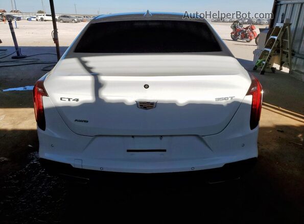 1G6DF5RK6M0114403 2021 CADILLAC CT4 White Вид ззаду