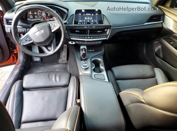 1G6DH5RL8N0121633 2022 CADILLAC CT4 Оранжевый Вид панели приборов
