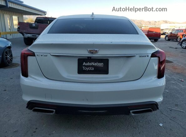 1G6DM5RK7L0124507 2020 CADILLAC CT5 Белый Вид сзади