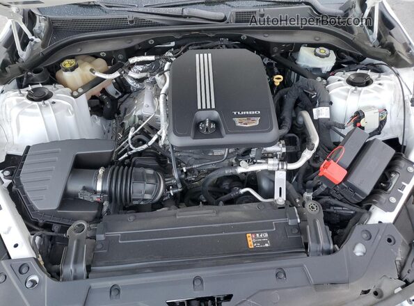 1G6DM5RK7L0124507 2020 CADILLAC CT5 Белый Вид задней части салона