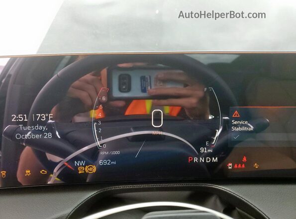 1G6DN5RW0T0103076 2026 CADILLAC CT5 Black Instrument cluster view