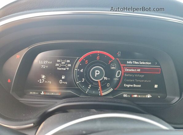 1G6DN5RW1R0128710 2024 CADILLAC CT5 Black Instrument cluster view