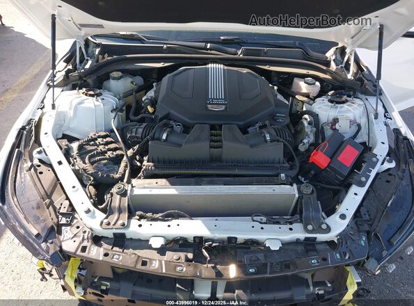 1G6DN5RW8M0143259 2021 CADILLAC CT5 White Rear view