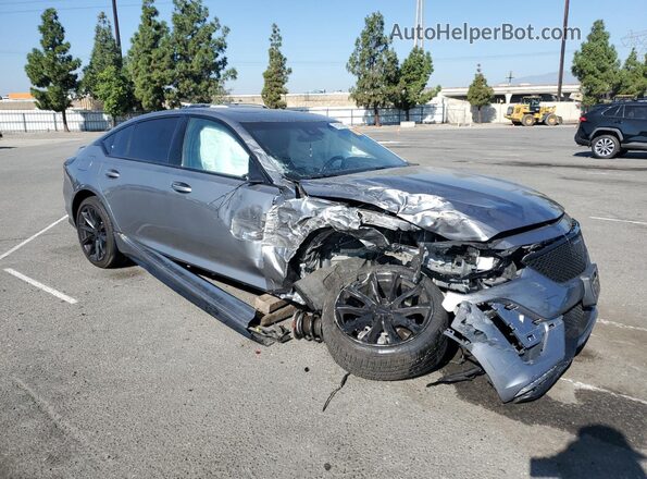 1G6DP5RK4M0119189 2021 CADILLAC CT5 Gray Delantero derecho