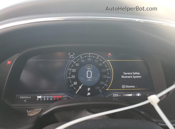 1G6DP5RK4P0144310 2023 CADILLAC CT5 Белый Вид щитка приборов