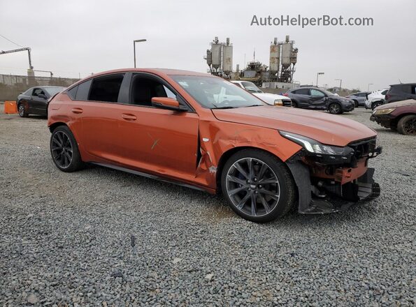 1G6DP5RK5N0135208 2022 CADILLAC CT5 Orange Przód prawy