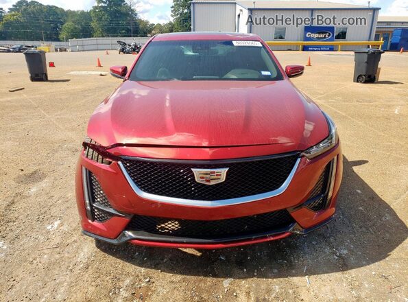 1G6DP5RKXP0120030 2023 CADILLAC CT5 Red Դիմացի տեսք