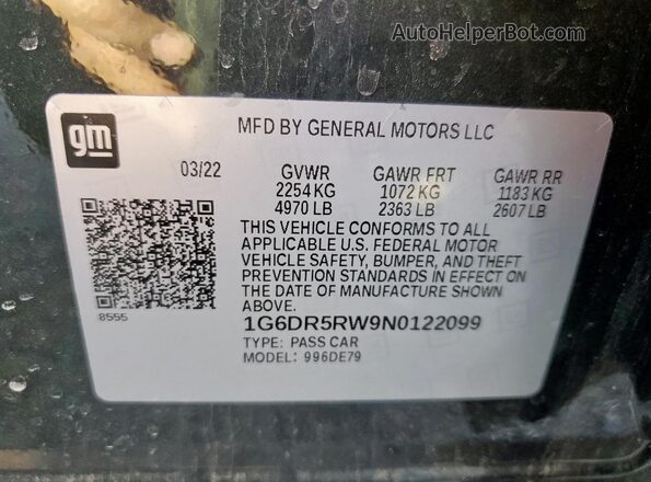 1G6DR5RW9N0122099 2022 CADILLAC CT5 Black 