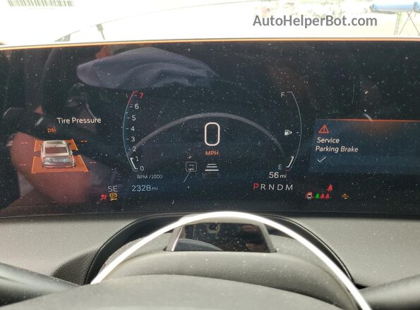 1G6DU5RK7S0104515 2025 CADILLAC CT5 Black Instrument cluster view