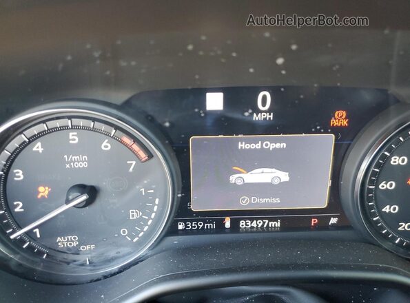 1G6DX5RK2L0126852 2020 CADILLAC CT5 Black Вид щитка приладів