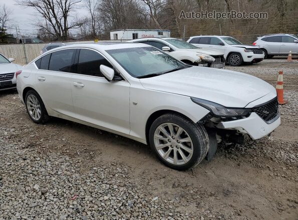 1G6DX5RK7M0119073 2021 CADILLAC CT5 White წინა მარჯვენა
