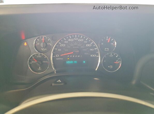 1GAZGPFP9S1218881 2025 CHEVROLET EXPRESS White Instrument cluster view