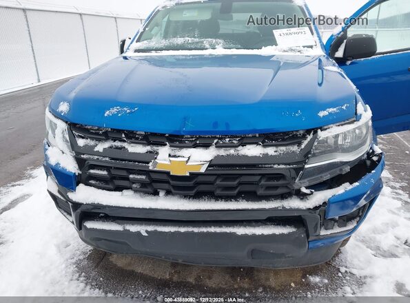 1GCGSBEA2N1320718 2022 CHEVROLET COLORADO Синий Вид спереди