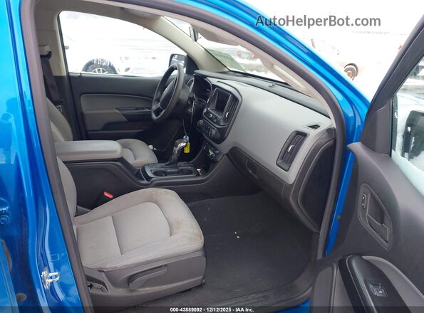 1GCGSBEA2N1320718 2022 CHEVROLET COLORADO Синий Вид салона спереди
