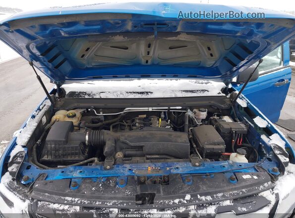 1GCGSBEA2N1320718 2022 CHEVROLET COLORADO Синий Вид сзади