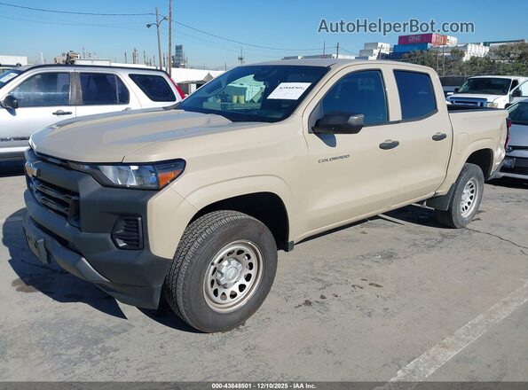 1GCGSBEC7R1145485 2024 CHEVROLET COLORADO Cream Vista tres cuartos delantera izquierda