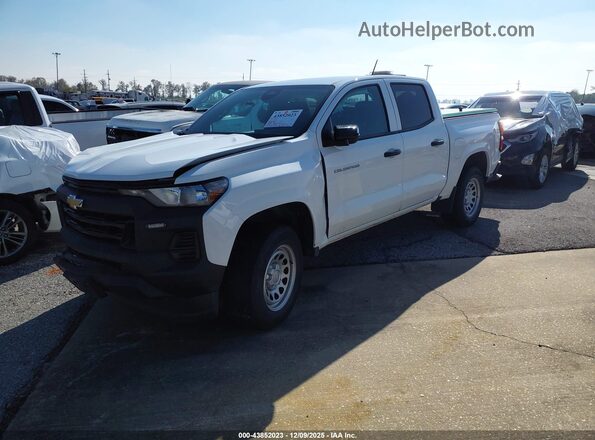 1GCGSBEC8R1257387 2024 CHEVROLET COLORADO White Առջևի ձախ երեք քառորդ տեսարան