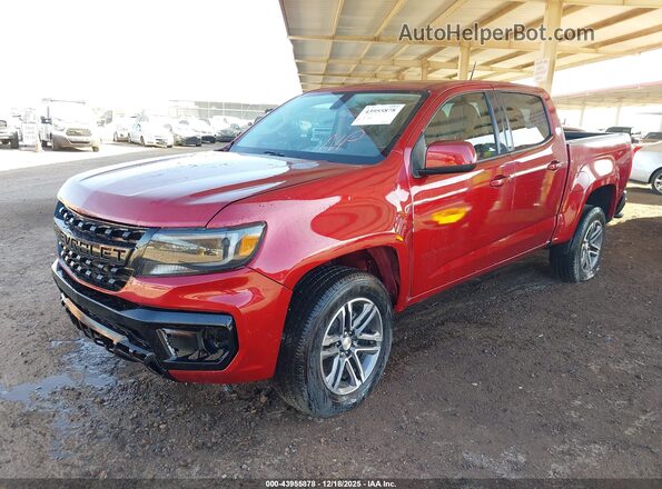 1GCGSBEN0M1275943 2021 CHEVROLET COLORADO Burgundy 