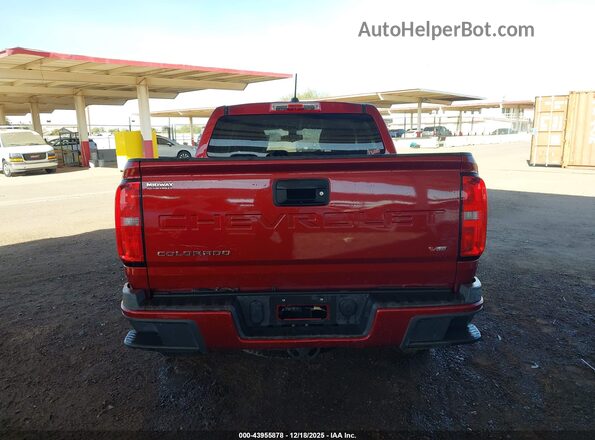1GCGSBEN0M1275943 2021 CHEVROLET COLORADO Burgundy 