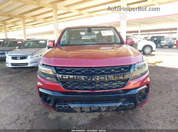 1GCGSBEN0M1275943 2021 CHEVROLET COLORADO Burgundy 
