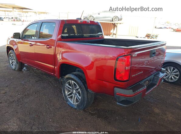 1GCGSBEN0M1275943 2021 CHEVROLET COLORADO Burgundy 
