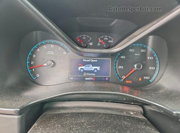 1GCGSCEAXL1114050 2020 CHEVROLET COLORADO Silver Вид щитка приладів