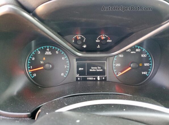 1GCGSCEN0M1239840 2021 CHEVROLET COLORADO Gray Вид щитка приладів