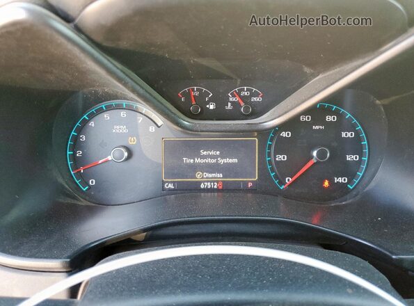 1GCGSCEN2L1157719 2020 CHEVROLET COLORADO Gray Widok zestawu wskaźników