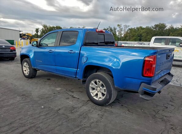 1GCGSCEN2N1325927 2022 CHEVROLET COLORADO Blue Հետևի ձախ