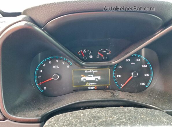 1GCGSCEN2N1325927 2022 CHEVROLET COLORADO Blue Սարքավորումների վահանակի տեսք
