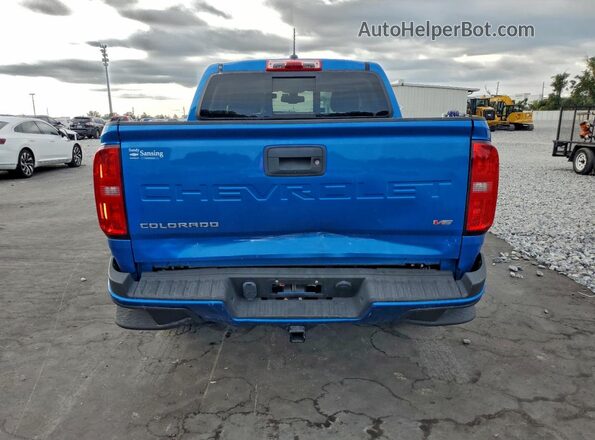 1GCGSCEN2N1325927 2022 CHEVROLET COLORADO Blue Հետևի տեսք