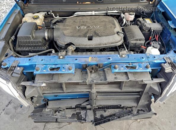 1GCGSCEN2N1325927 2022 CHEVROLET COLORADO Blue Սալոնի հետևի տեսք