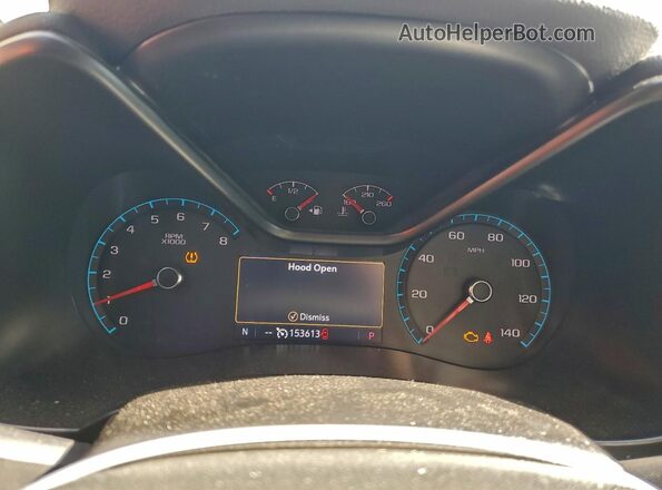 1GCGSCEN6L1245107 2020 CHEVROLET COLORADO White Widok zestawu wskaźników