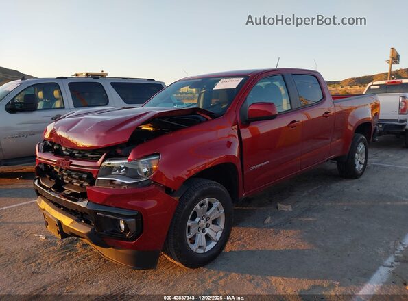 1GCGSCENXN1114040 2022 CHEVROLET COLORADO Red Przód lewy