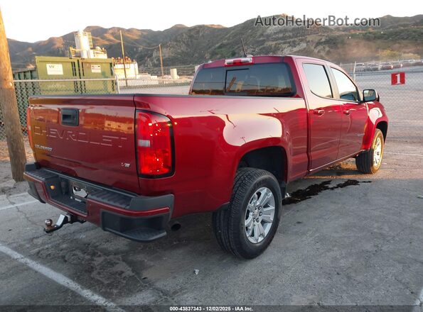 1GCGSCENXN1114040 2022 CHEVROLET COLORADO Red Tył prawy