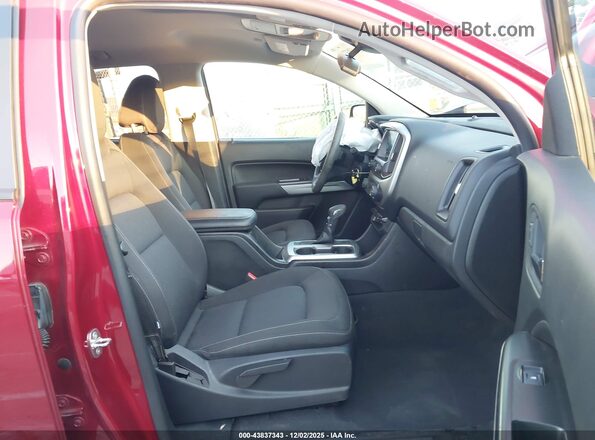 1GCGSCENXN1114040 2022 CHEVROLET COLORADO Red Widok wnętrza z przodu