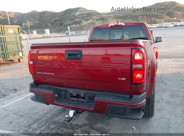 1GCGSCENXN1114040 2022 CHEVROLET COLORADO Red 