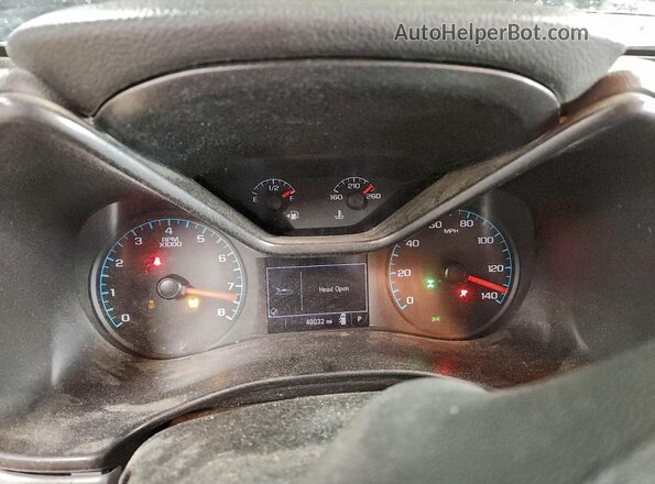 1GCGTBENXN1150186 2022 CHEVROLET COLORADO Black Vista del cuadro de instrumentos