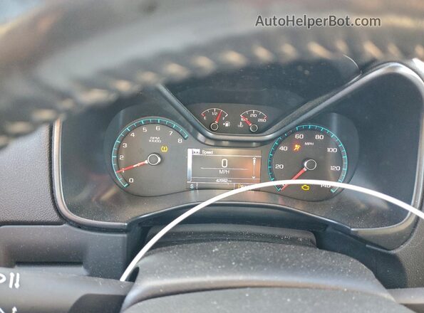 1GCGTCE3XG1264972 2016 CHEVROLET COLORADO Silver Widok zestawu wskaźników