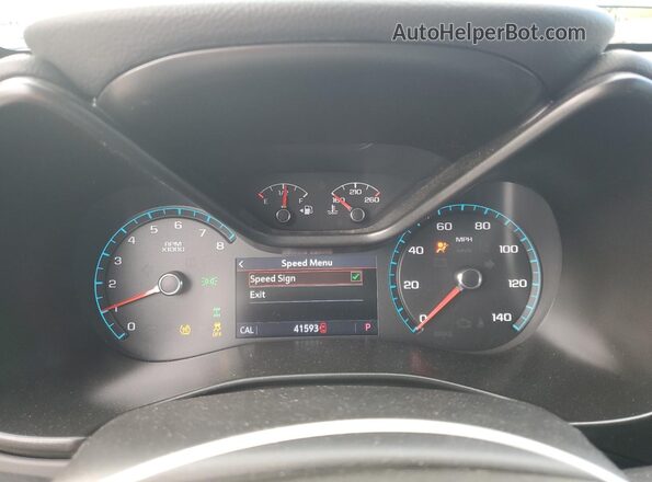 1GCGTCEN0N1150512 2022 CHEVROLET COLORADO Black Vista del cuadro de instrumentos