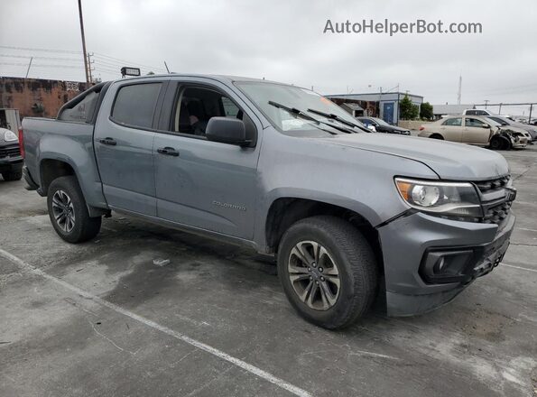 1GCGTDEN2M1264936 2021 CHEVROLET COLORADO Серый Передняя правая четверть