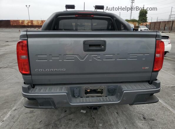 1GCGTDEN2M1264936 2021 CHEVROLET COLORADO Серый Вид сзади