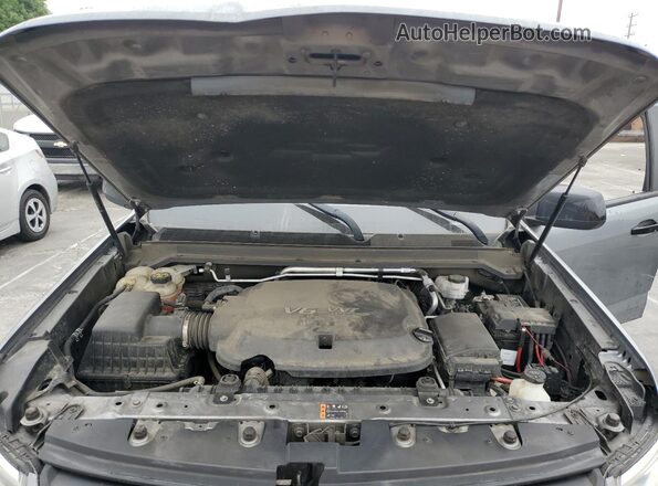 1GCGTDEN2M1264936 2021 CHEVROLET COLORADO Серый Вид задней части салона